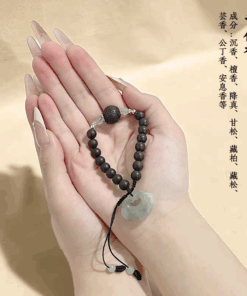 Qianlingxiang Bracelet Fashionable Natural Medicinal Fragrance Bracelet Blended Fragrance Bead Bracelet Blended Fragrance Jewelry Healing Bracelet